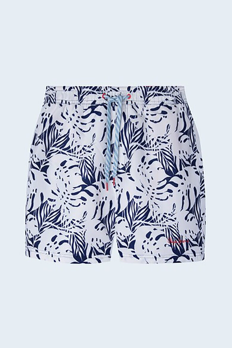 Pepe Jeans London Pantaloni scurti de baie cu imprimeu tropical - Pled.ro