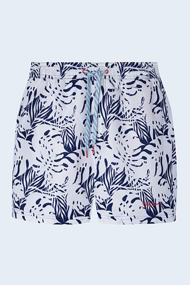 Pepe Jeans London Pantaloni scurti de baie cu imprimeu tropical - Pled.ro