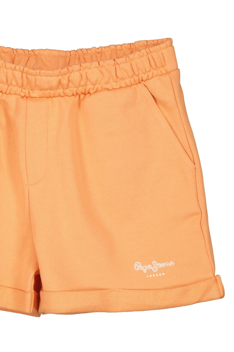 Pepe Jeans London Pantaloni scurti de bumbac cu imprimeu logo - Pled.ro