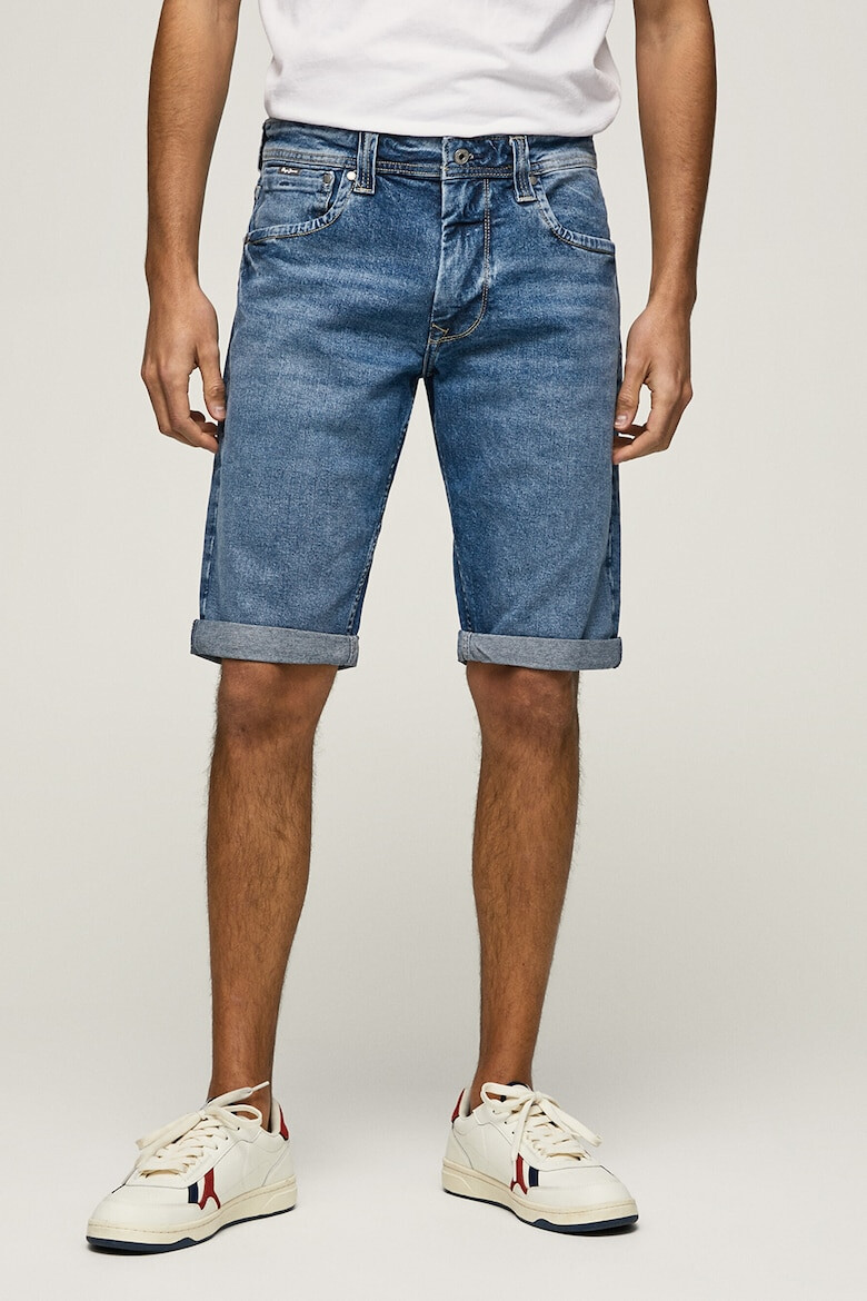 Pepe Jeans London Pantaloni scurti de denim cu 5 buzunare - Pled.ro