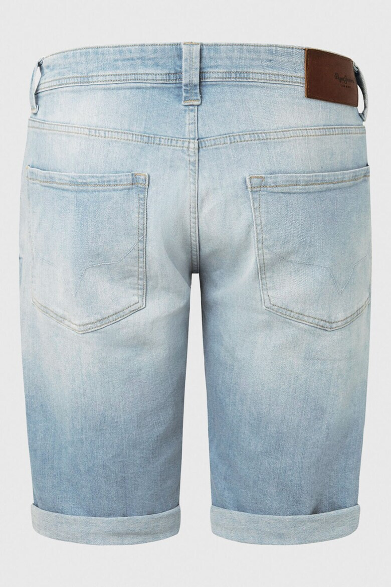 Pepe Jeans London Pantaloni scurti de denim cu aspect decolorat - Pled.ro