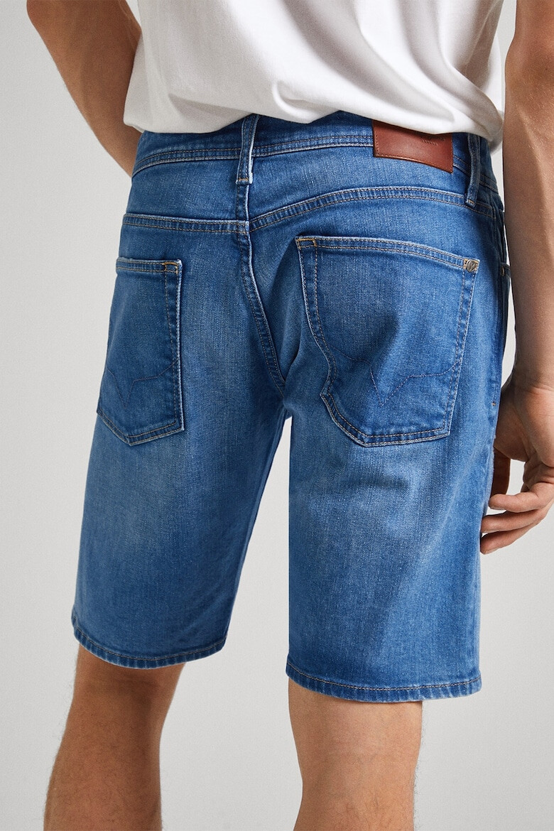 Pepe Jeans London Pantaloni scurti de denim cu detalii cu aspect deteriorat - Pled.ro