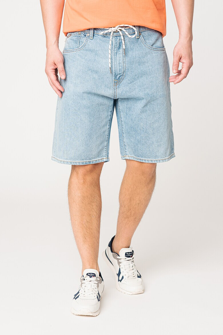 Pepe Jeans London Pantaloni scurti de denim cu snururi Marvis - Pled.ro