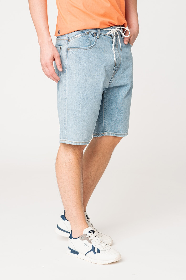 Pepe Jeans London Pantaloni scurti de denim cu snururi Marvis - Pled.ro