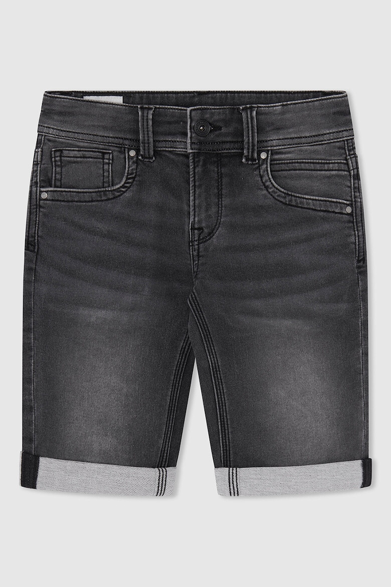 Pepe Jeans London Pantaloni scurti din denim cu detalii cu aspect decolorat - Pled.ro