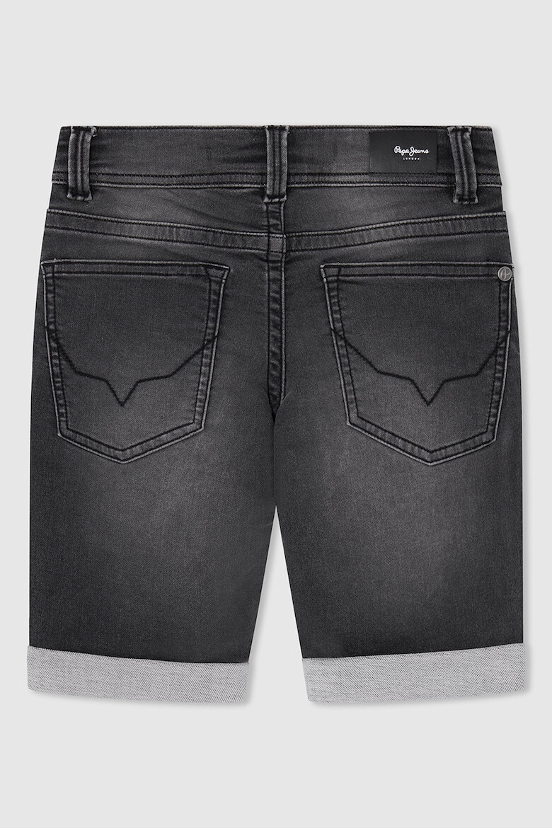 Pepe Jeans London Pantaloni scurti din denim cu detalii cu aspect decolorat - Pled.ro