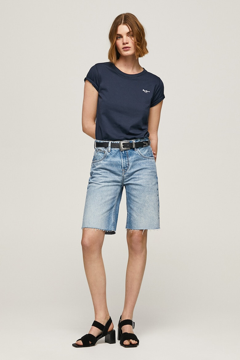 Pepe Jeans London Pantaloni scurti relaxed fit din denim - Pled.ro