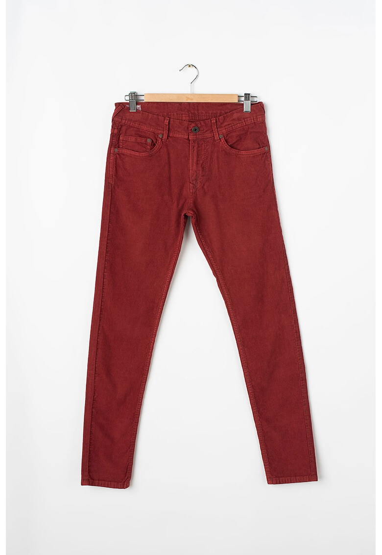 Pepe Jeans London Pantaloni skinny din reiat Finly - Pled.ro