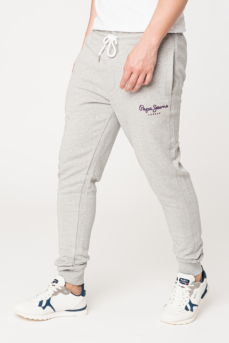 Pepe Jeans London Pantaloni sport de bumbac cu snur in talie George - Pled.ro