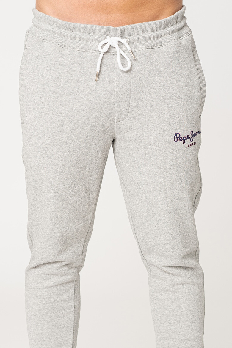 Pepe Jeans London Pantaloni sport de bumbac cu snur in talie George - Pled.ro