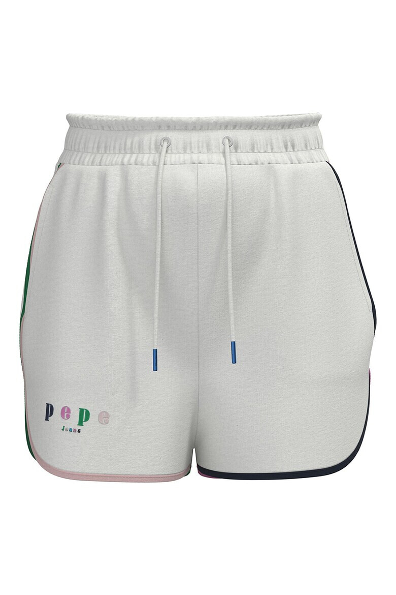 Pepe Jeans London Pantaloni sport scurti cu snur in talie - Pled.ro