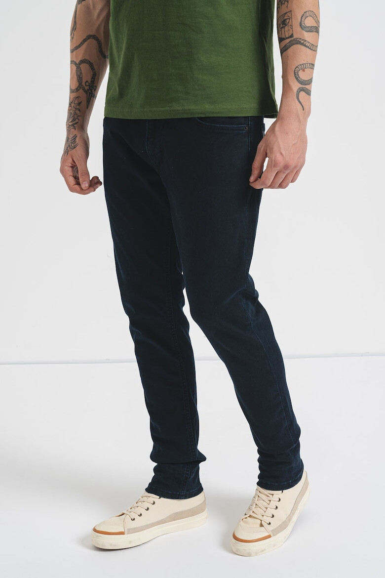 Pepe Jeans London Pantaloni uni cu talie medie - Pled.ro