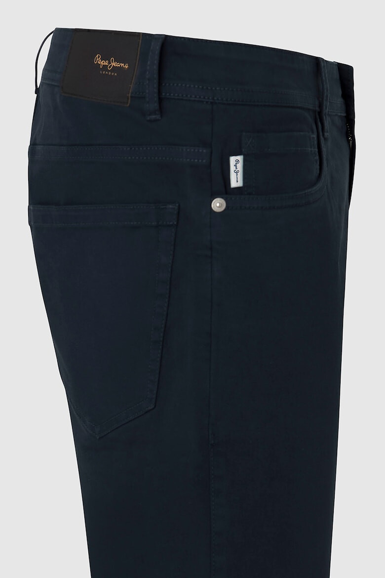 Pepe Jeans London Pantaloni chino din amestec de bumbac - Pled.ro