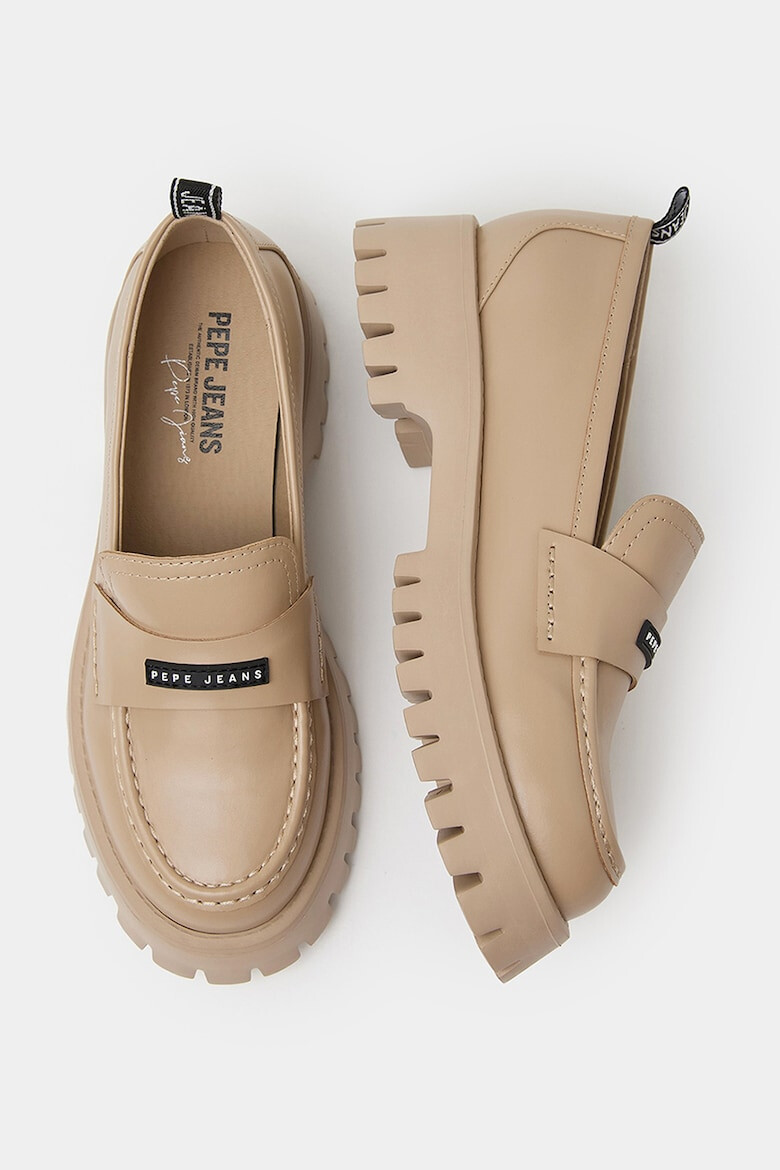 Pepe Jeans London Pantofi loafer de piele ecologica - Pled.ro