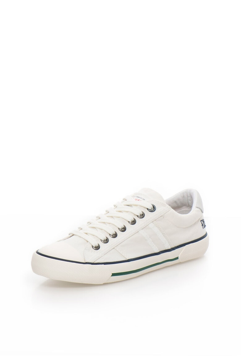 Pepe Jeans London Pantofi sport albi de panza Serthi - Pled.ro