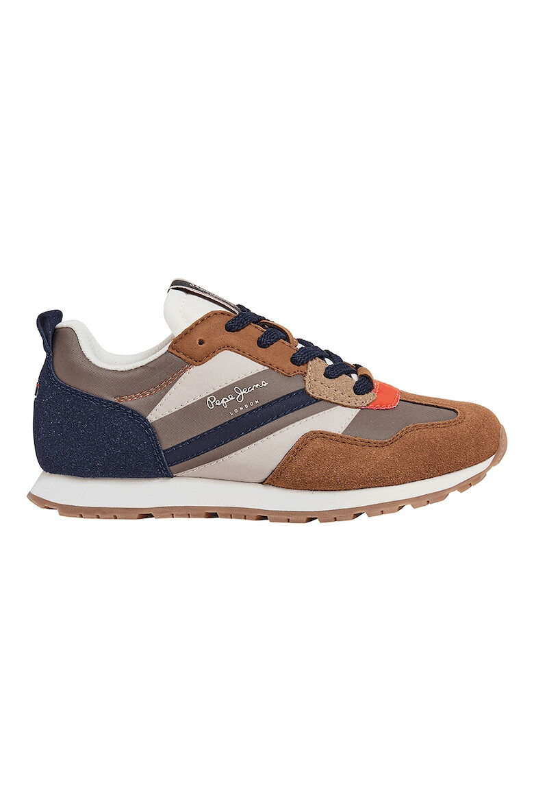 Pepe Jeans London Pantofi sport colorblock cu insertii de piele intoarsa ecologica - Pled.ro