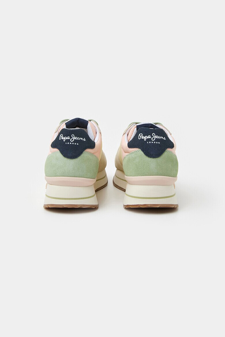 Pepe Jeans London Pantofi sport colorblock cu insertii de piele intoarsa Rusper - Pled.ro