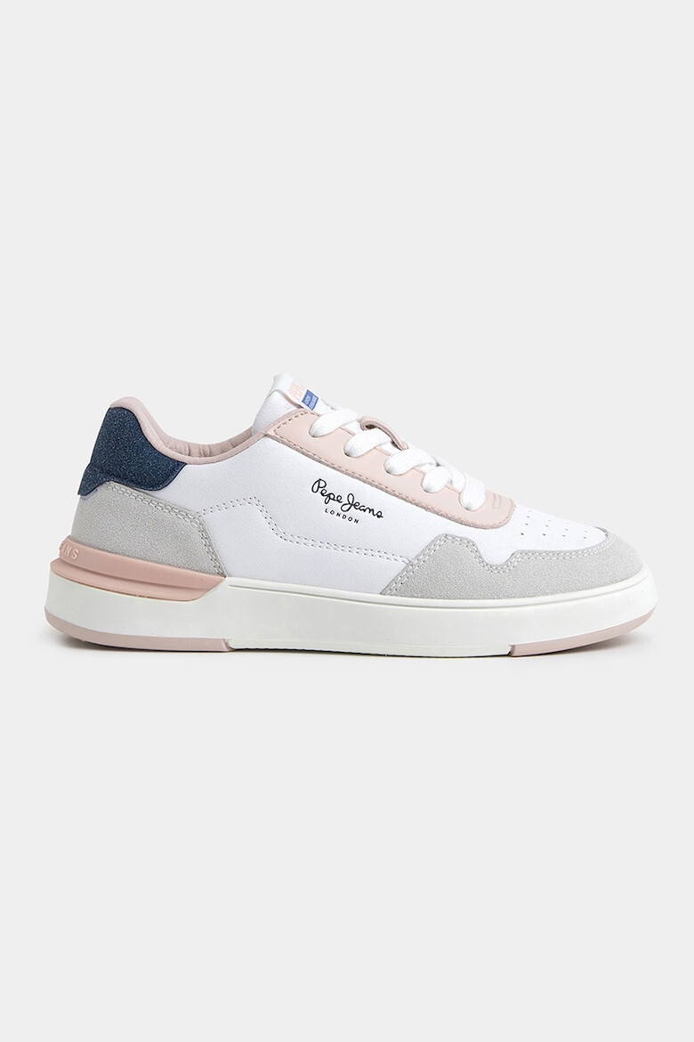 Pepe Jeans London Pantofi sport colorblock de piele ecologica - Pled.ro