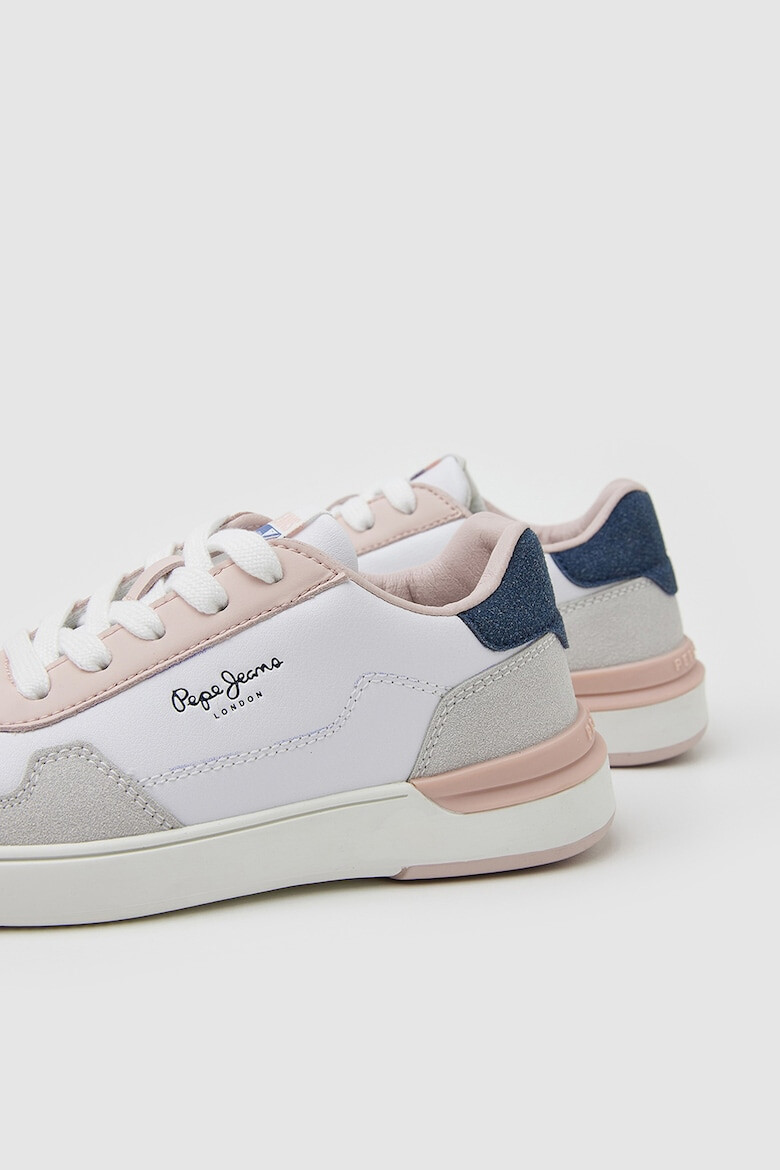 Pepe Jeans London Pantofi sport colorblock de piele ecologica - Pled.ro