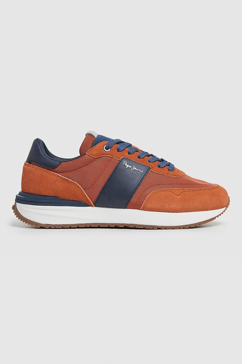 Pepe Jeans London Pantofi sport cu detalii de piele intoarsa - Pled.ro