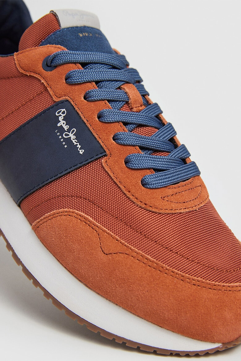 Pepe Jeans London Pantofi sport cu detalii de piele intoarsa - Pled.ro