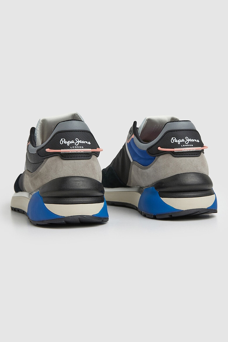 Pepe Jeans London Pantofi sport cu detalii de piele si piele intoarsa - Pled.ro