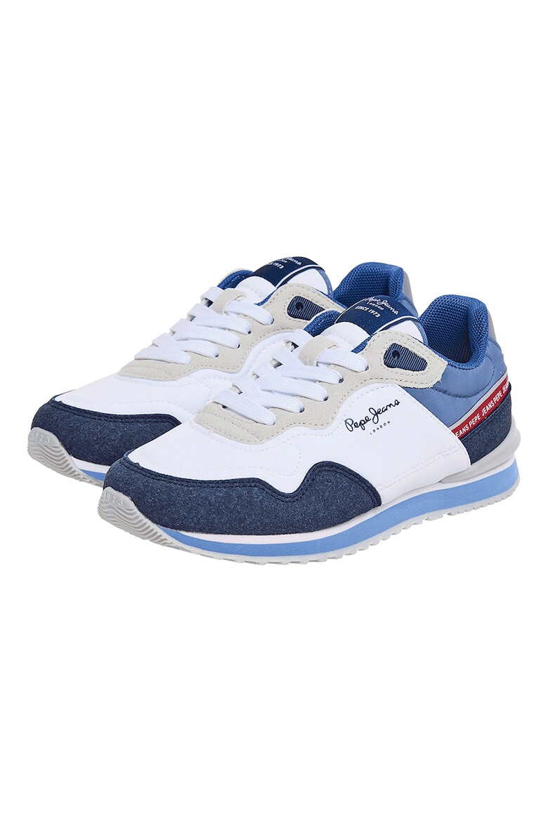 Pepe Jeans London Pantofi sport cu garnituri de piele ecologica intoarsa - Pled.ro