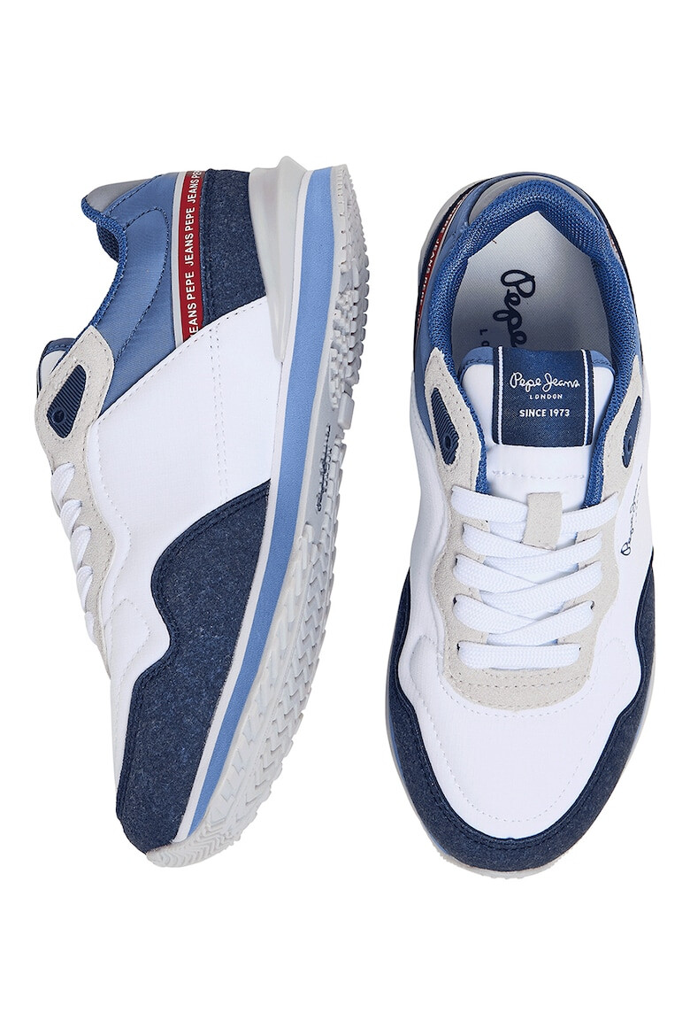 Pepe Jeans London Pantofi sport cu garnituri de piele ecologica intoarsa - Pled.ro