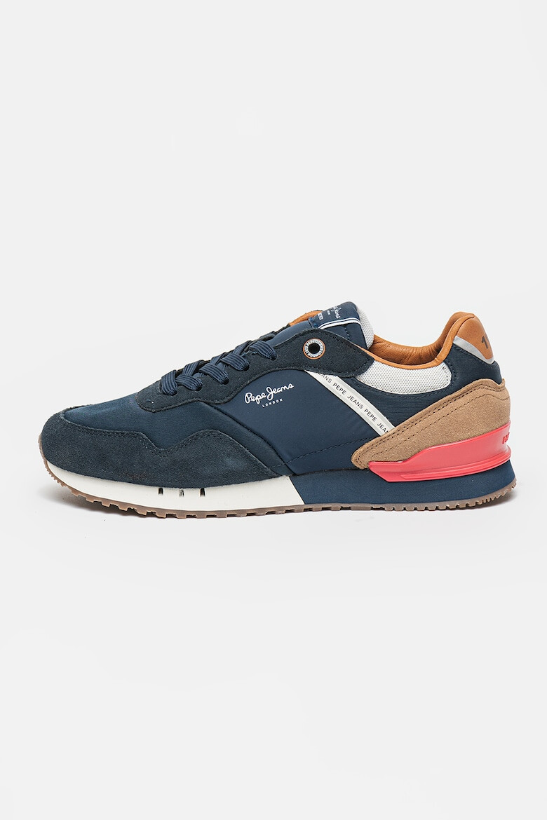 Pepe Jeans London Pantofi sport cu garnituri din piele intoarsa - Pled.ro