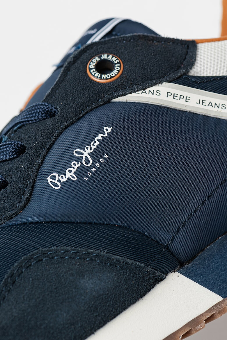 Pepe Jeans London Pantofi sport cu garnituri din piele intoarsa - Pled.ro