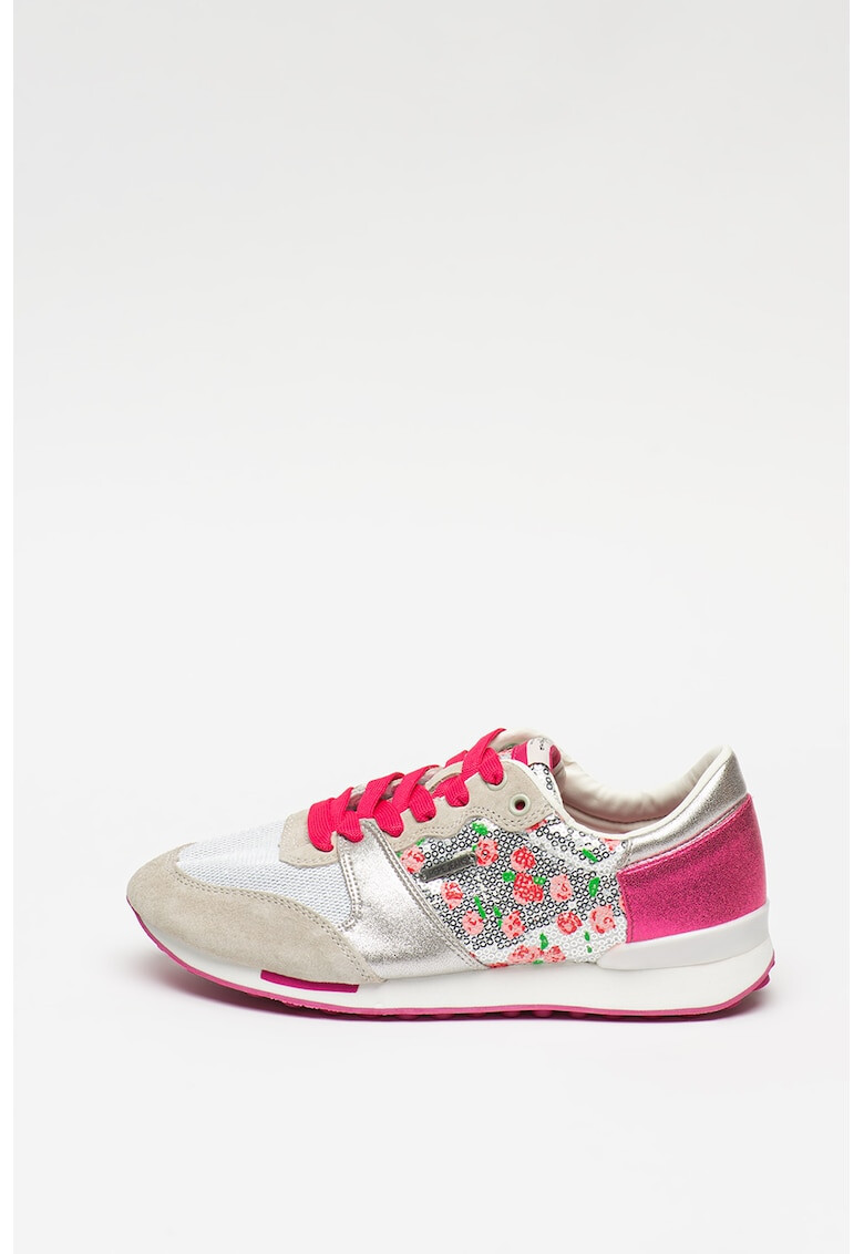 Pepe Jeans London Pantofi sport cu insertii cu imprimeu floral Bimba Garden - Pled.ro