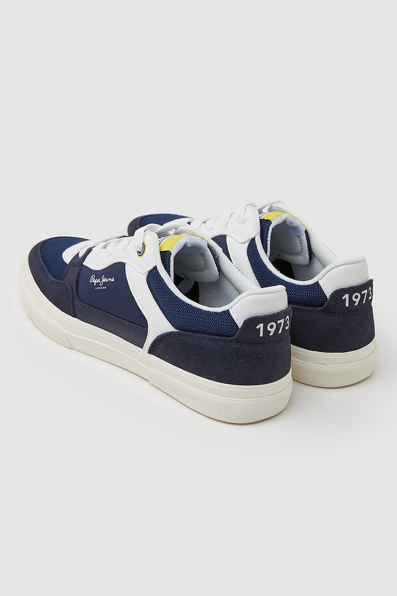 Pepe Jeans London Pantofi sport cu insertii de piele ecologica - Pled.ro