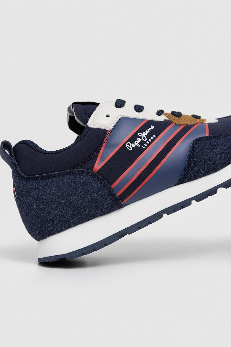 Pepe Jeans London Pantofi sport cu insertii de piele intoarsa - Pled.ro