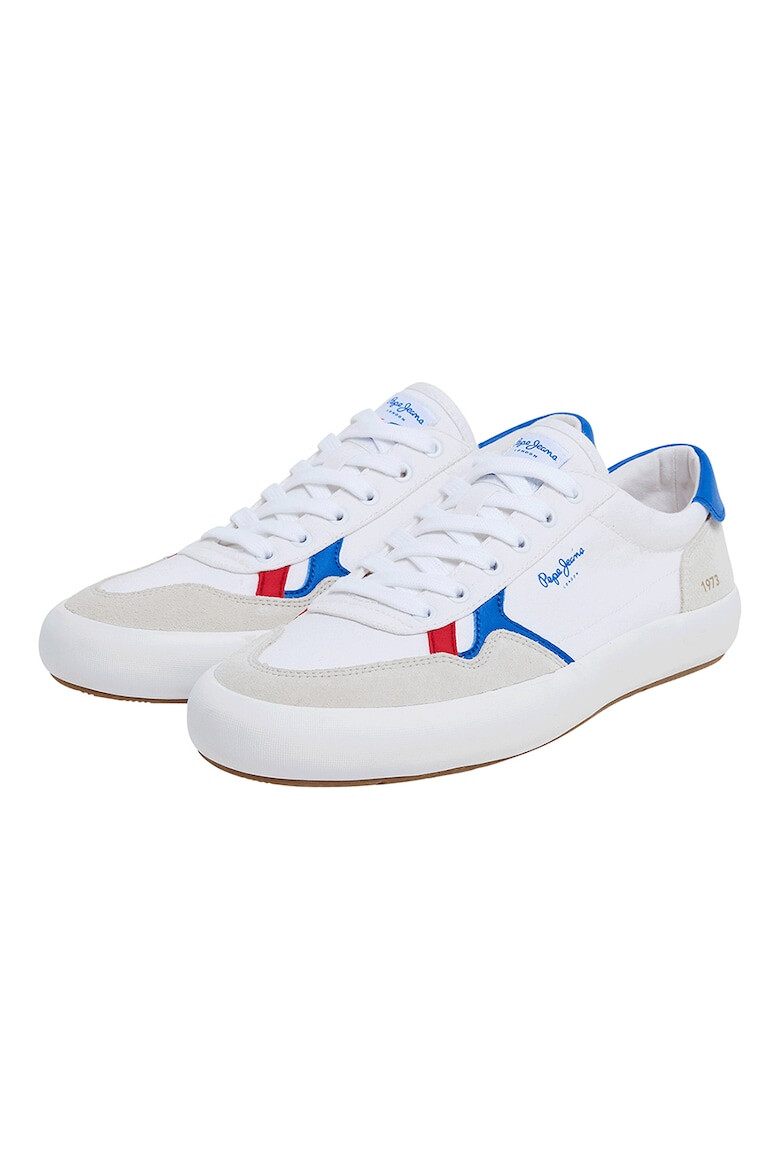 Pepe Jeans London Pantofi sport cu insertii de piele intoarsa - Pled.ro