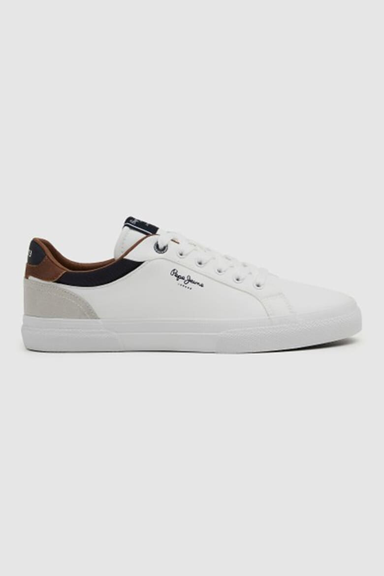 Pepe Jeans London Pantofi sport cu insertii de piele intoarsa - Pled.ro