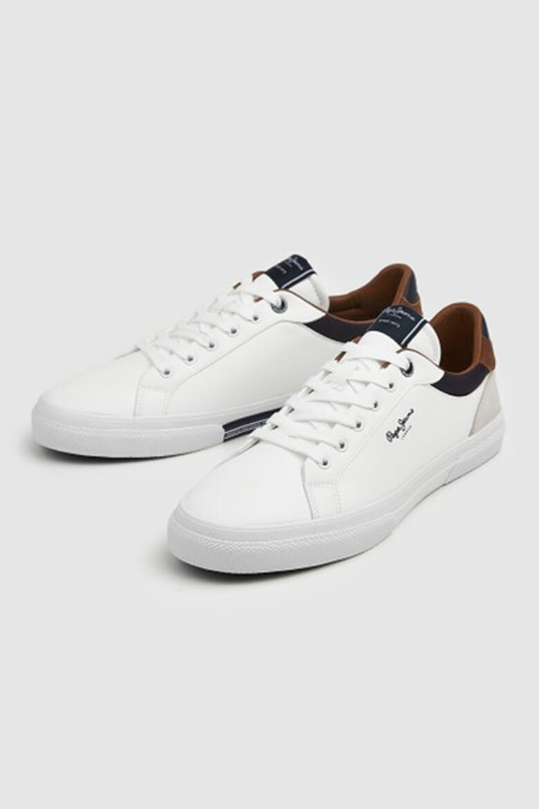 Pepe Jeans London Pantofi sport cu insertii de piele intoarsa - Pled.ro