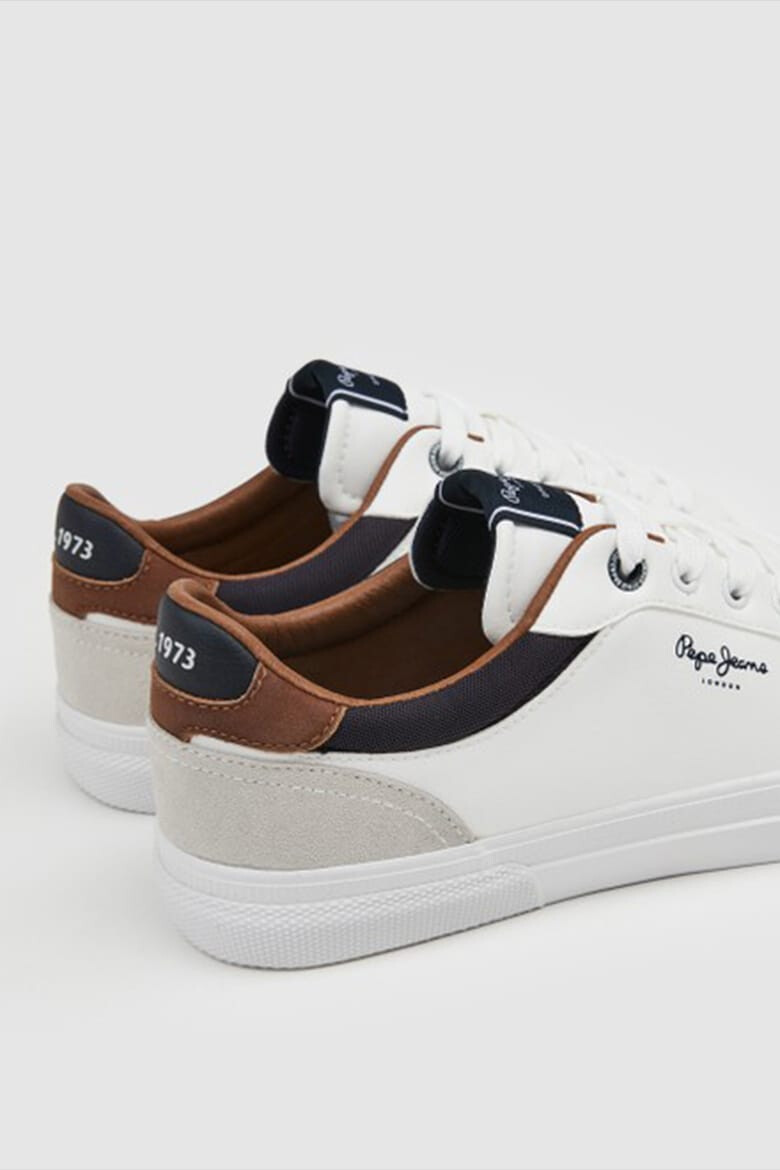 Pepe Jeans London Pantofi sport cu insertii de piele intoarsa - Pled.ro