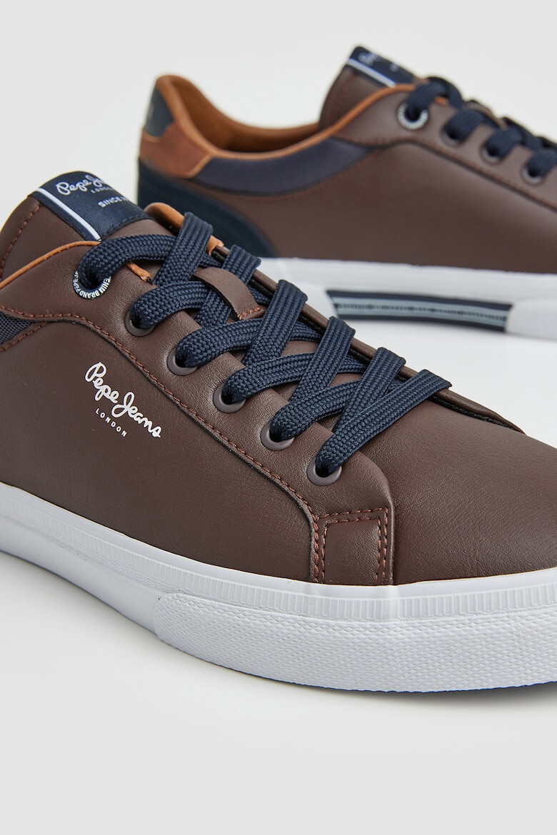 Pepe Jeans London Pantofi sport cu insertii de piele intoarsa - Pled.ro