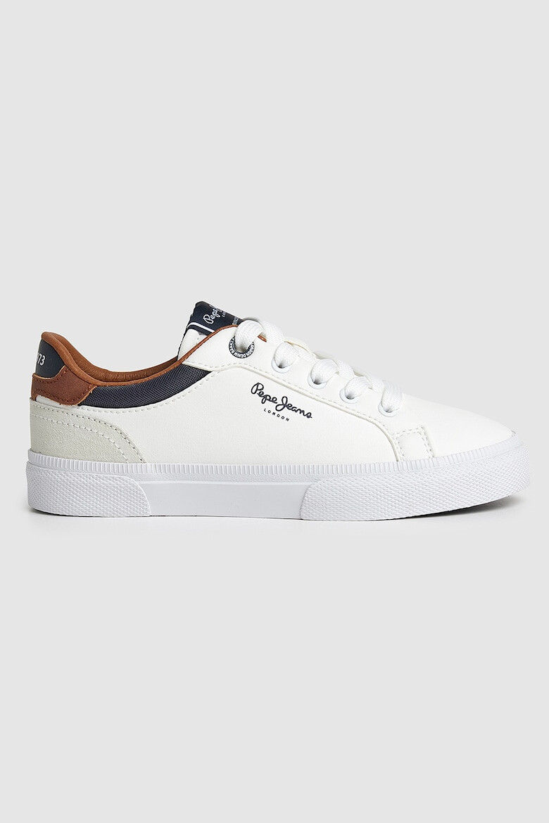 Pepe Jeans London Pantofi sport cu insertii de piele intoarsa - Pled.ro