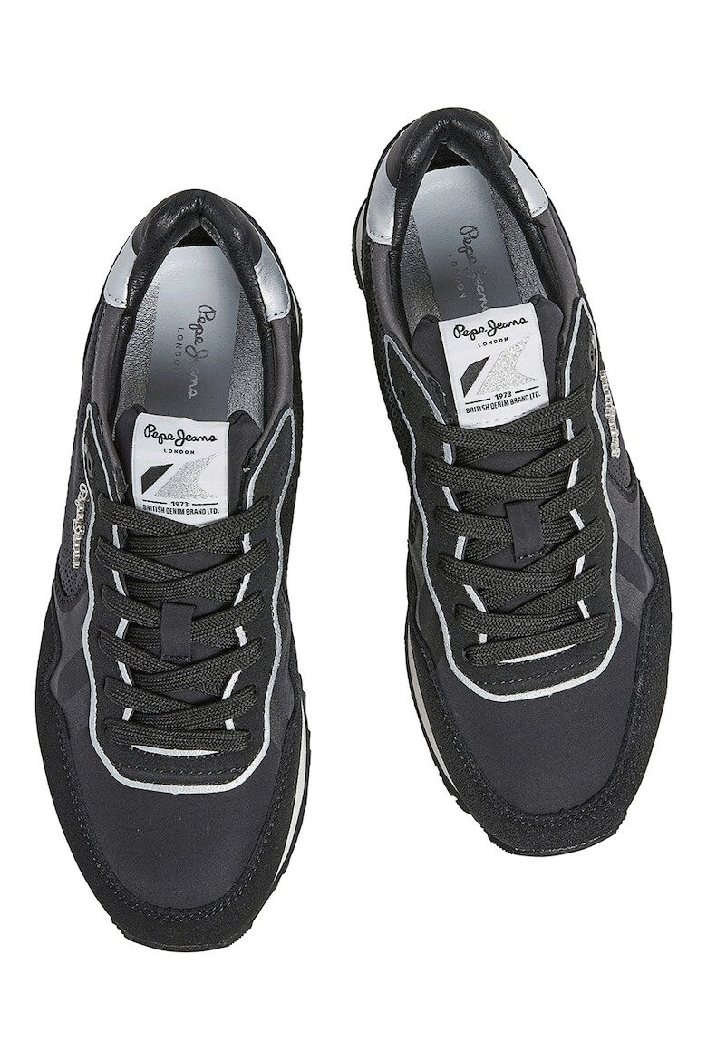 Pepe Jeans London Pantofi sport cu insertii de piele intoarsa - Pled.ro