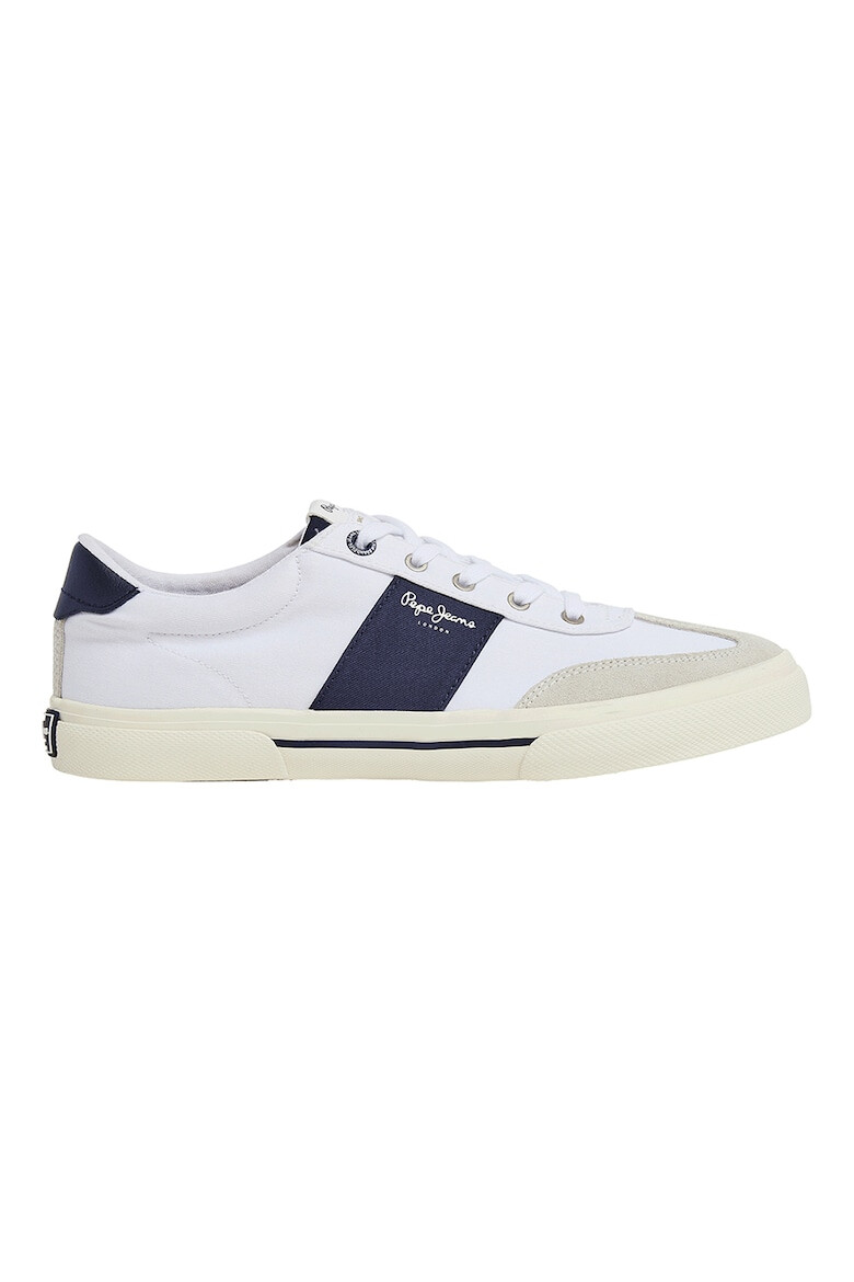 Pepe Jeans London Pantofi sport cu insertii de piele intoarsa - Pled.ro