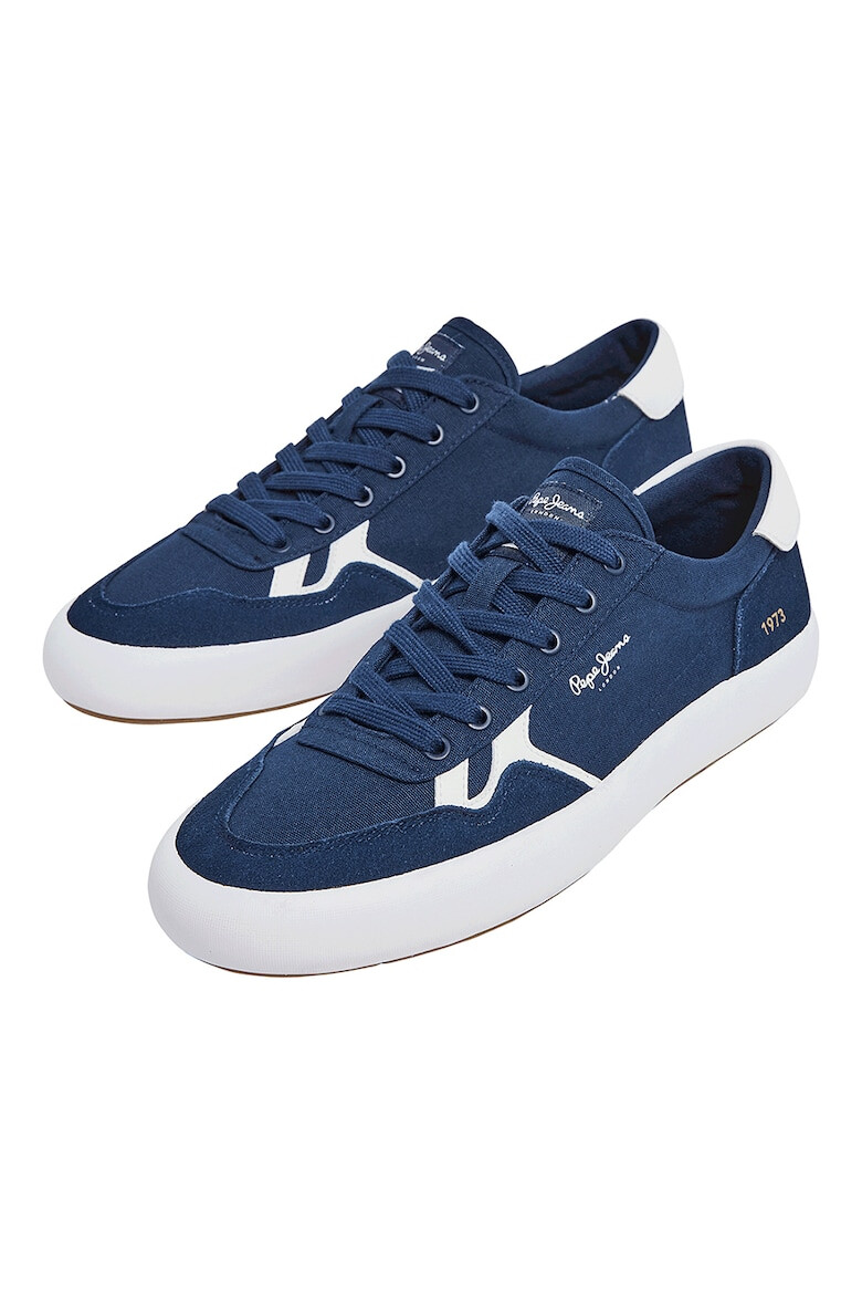 Pepe Jeans London Pantofi sport cu insertii de piele intoarsa - Pled.ro