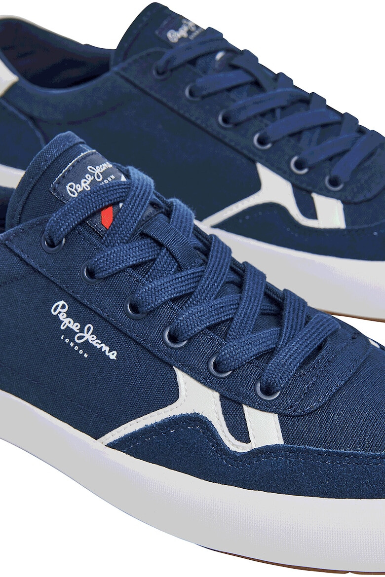 Pepe Jeans London Pantofi sport cu insertii de piele intoarsa - Pled.ro