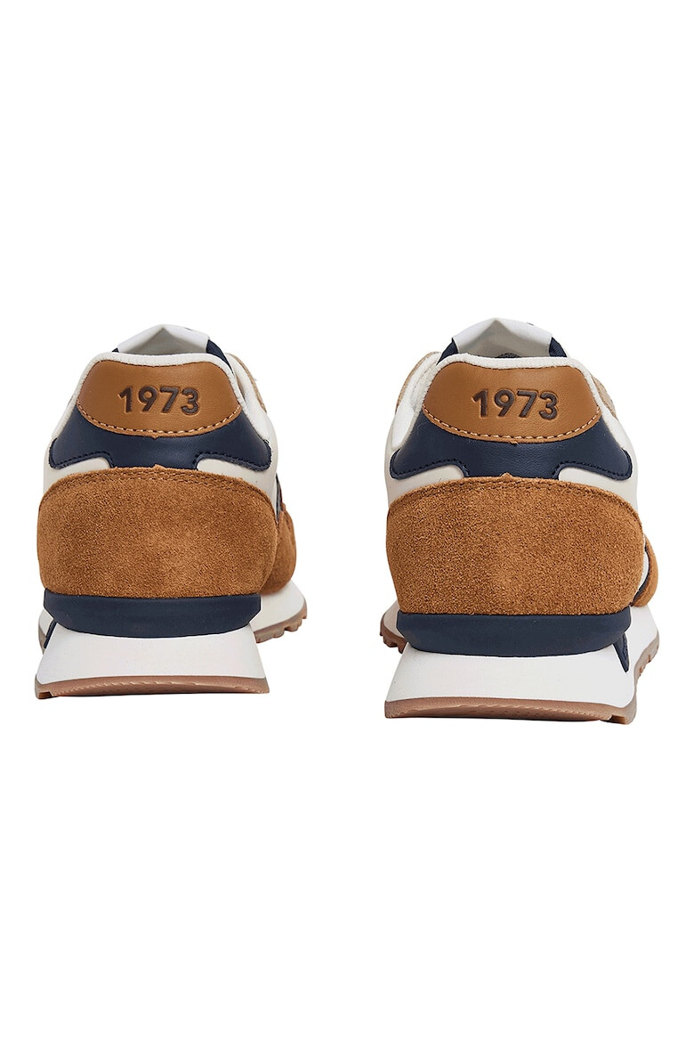 Pepe Jeans London Pantofi sport cu insertii de piele intoarsa - Pled.ro