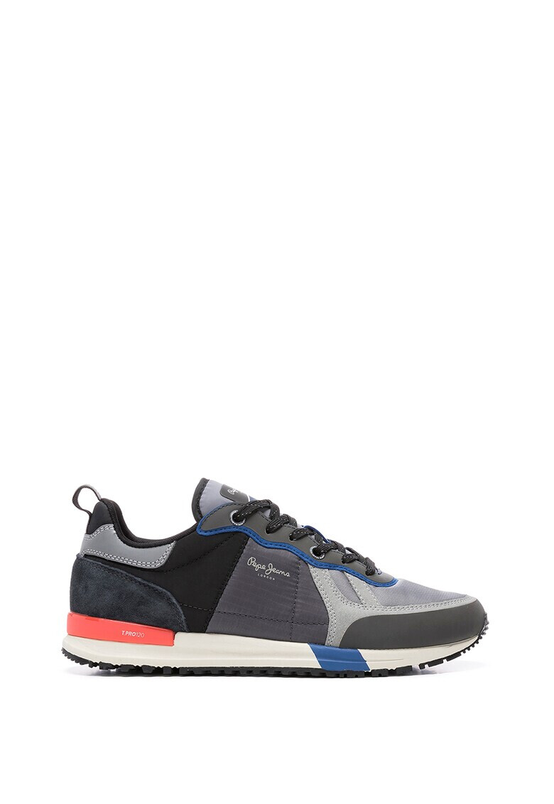 Pepe Jeans London Pantofi sport cu insertii din piele intoarsa - Pled.ro