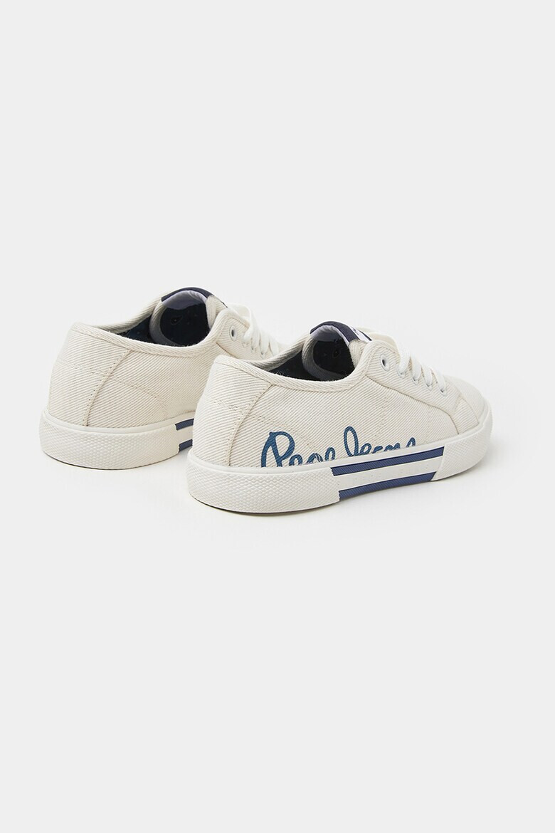 Pepe Jeans London Pantofi sport de denim cu imprimeu logo - Pled.ro