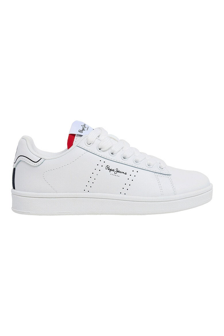 Pepe Jeans London Pantofi sport de piele cu detalii perforate - Pled.ro