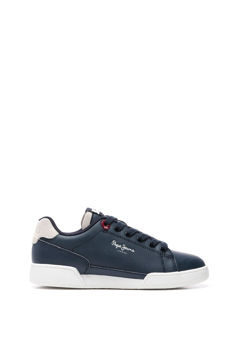 Pepe Jeans London Pantofi sport de piele cu garnituri de piele intoarsa - Pled.ro