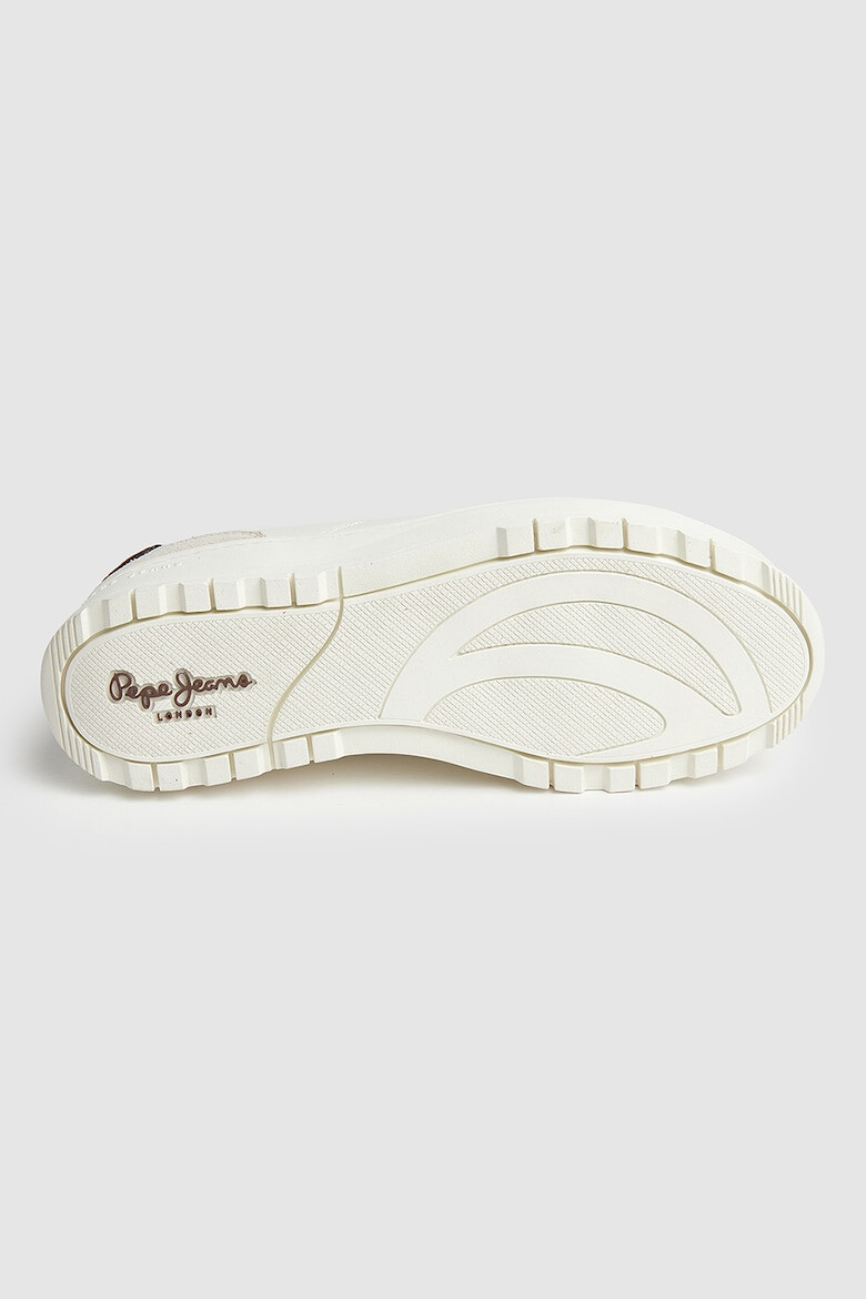 Pepe Jeans London Pantofi sport de piele cu garnituri de piele intoarsa - Pled.ro