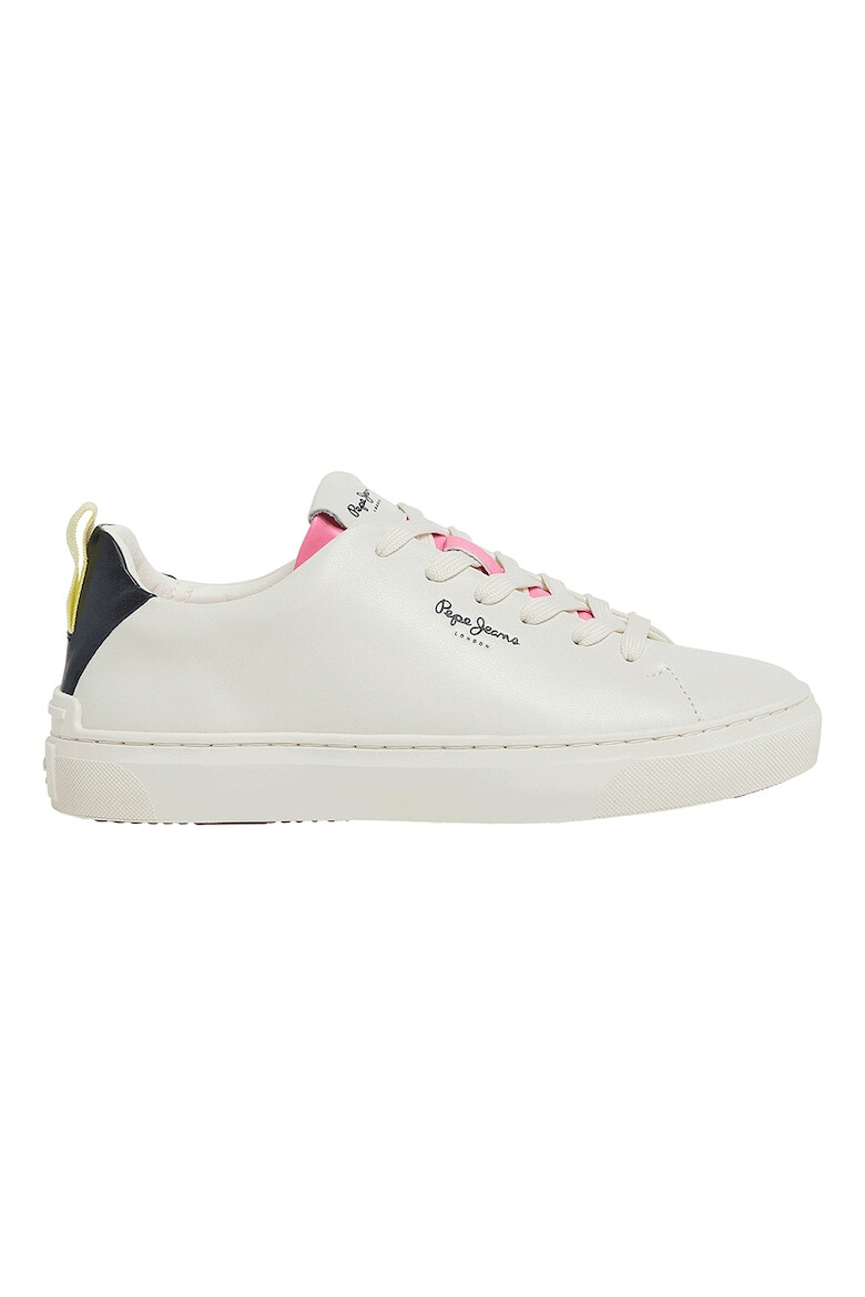 Pepe Jeans London Pantofi sport de piele cu logo - Pled.ro